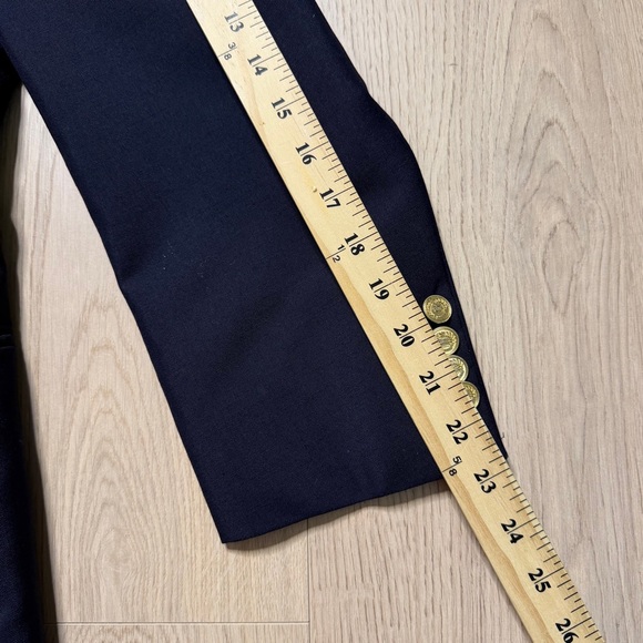 Vintage Burberrys Double Breasted Wool Mohair Blazer Sport Coat Mens 40R Medium - Picture 11 of 11